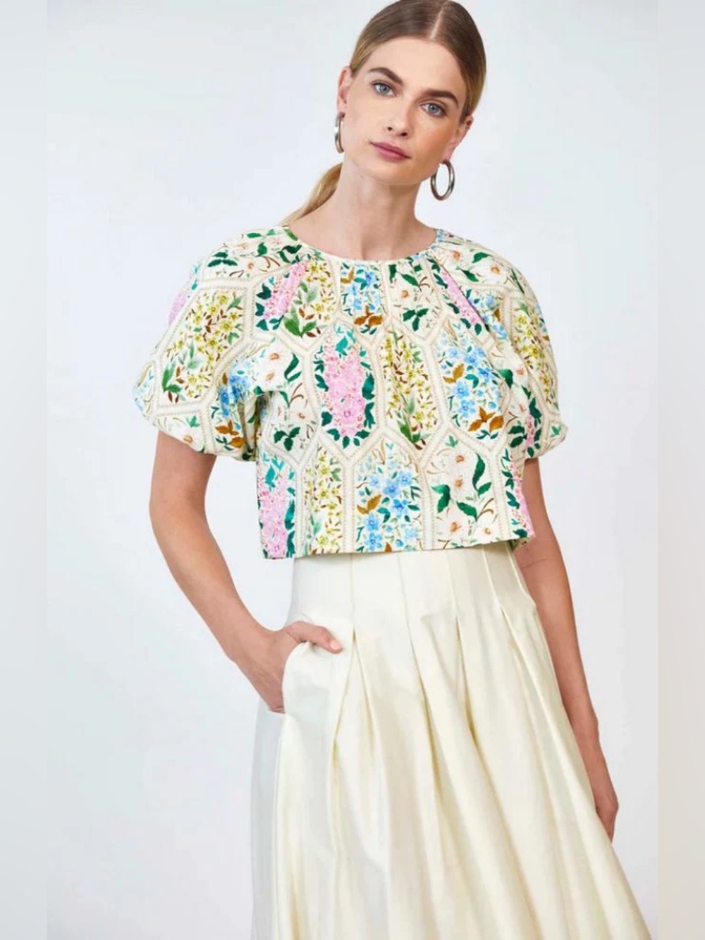 Hunter Bell Claudia Crop Top
